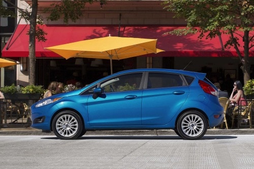 Ford Fiesta Titanium 4dr Hatchback Profile Shown