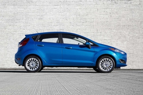 Ford Fiesta Titanium 4dr Hatchback Profile Shown