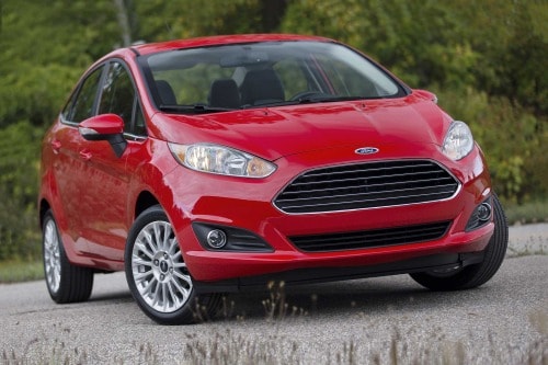 Ford Fiesta Titanium Sedan Exterior Shown
