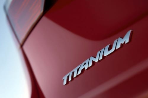 Ford Fiesta Titanium Sedan Rear Badge