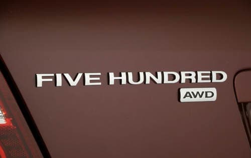 2006 Ford Five Hundred Limited Badging