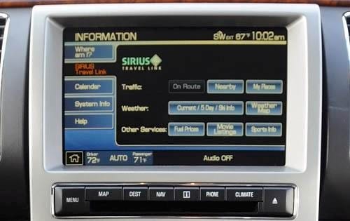 2011 Ford Flex Limited Center Console