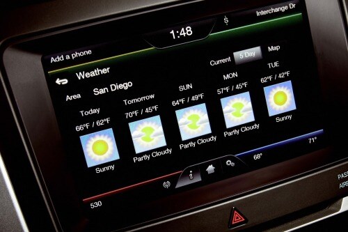 2016 Ford Flex Limited Wagon Center Console
