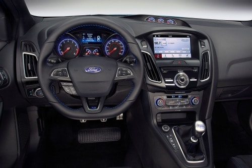 2018 Ford Focus RS 4dr Hatchback Steering Wheel Detail