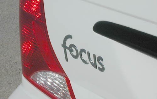 2000 Ford Focus Rear Badging