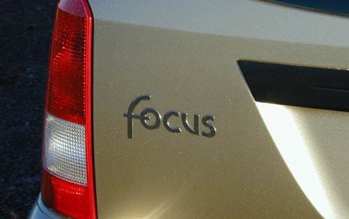 2000 Ford Focus 4 Dr SE Wagon Rear Badging