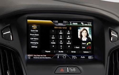 2012 Ford Focus BEV Center Console