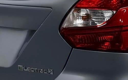 2012 Ford Focus BEV Rear Badging