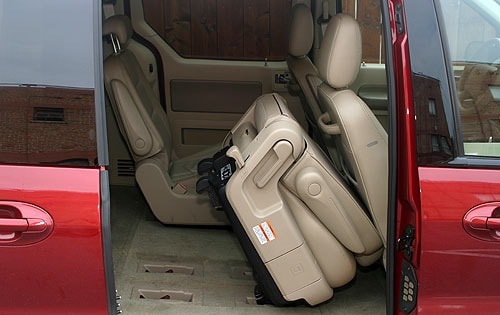 2004 Ford Freestar Limited Rear Interior Shown