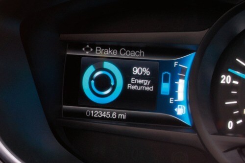 2017 Ford Fusion Hybrid Titanium Sedan Gauge Cluster