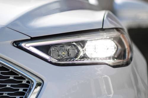 2020 Ford Fusion Plug-In Hybrid Titanium Sedan Headlamp Detail