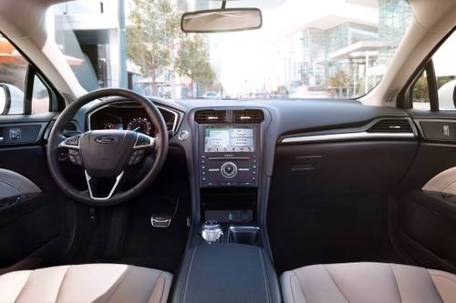2017 Ford Fusion Platinum Sedan Dashboard Shown