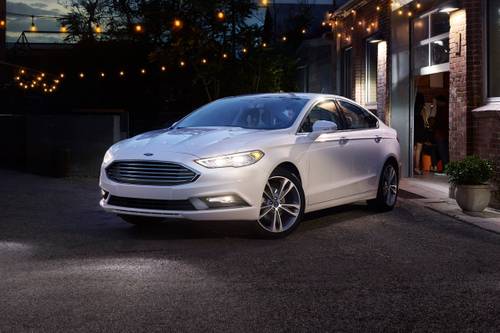 2017 Ford Fusion Platinum Sedan Exterior Shown