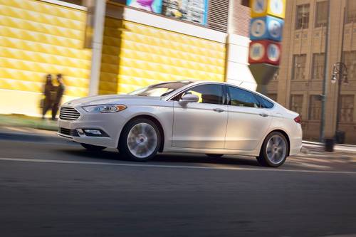 2017 Ford Fusion Platinum Sedan Exterior Shown