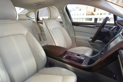 2017 Ford Fusion Platinum Sedan Interior Shown