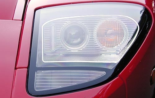 2005 Ford GT Headlight Detail w/100-year Numerical Design Integration