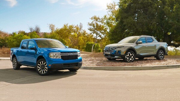 Ford Maverick vs. Hyundai Santa Cruz: Tiny Truck Throwdown