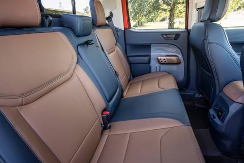 Ford Maverick Lariat Crew Cab Pickup Interior Detail