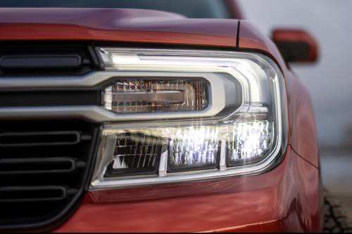 2023 Ford Maverick Lariat Crew Cab Pickup Headlamp Detail