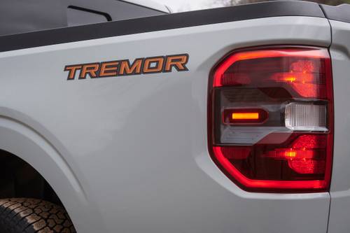 2023 Ford Maverick Lariat Crew Cab Pickup Exterior Detail. Tremor Package Shown.