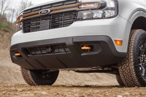 2023 Ford Maverick Lariat Crew Cab Pickup Exterior Detail. Tremor Package Shown.