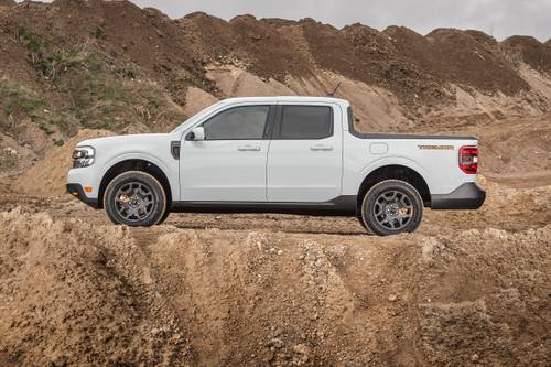 2023 Ford Maverick Lariat Crew Cab Pickup Profile. Tremor Package Shown.
