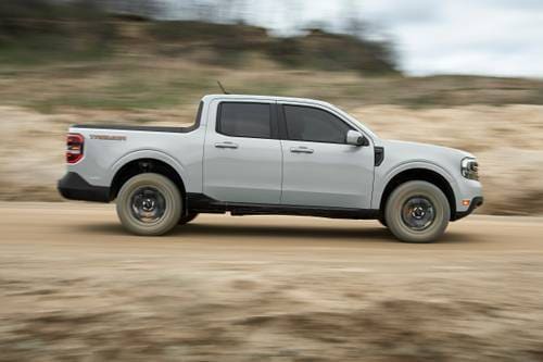 2023 Ford Maverick Lariat Crew Cab Pickup Profile. Tremor Package Shown.