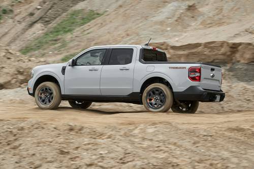 2023 Ford Maverick Lariat Crew Cab Pickup Profile. Tremor Package Shown.