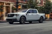 2025 Ford Maverick Lariat Crew Cab Pickup Exterior. Black Appearance Package Shown.