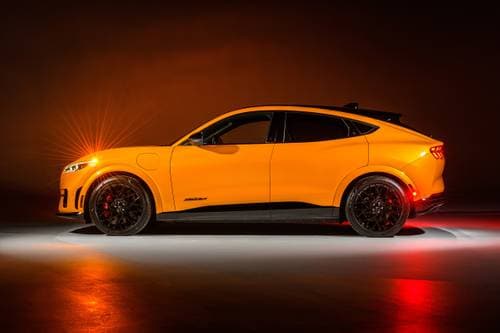 2023 Ford Mustang Mach-E GT 4dr Hatchback Profile. Nite Pony Pkg Shown.