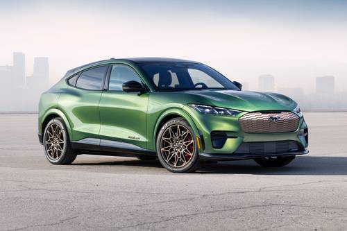 2025 Ford Mustang Mach-E GT 4dr Hatchback Exterior. Bronze Appearance Package Shown.