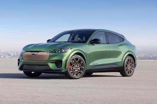 2025 Ford Mustang Mach-E GT 4dr Hatchback Exterior. Bronze Appearance Package Shown.