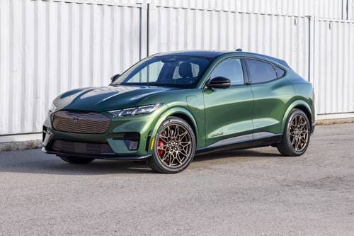 2025 Ford Mustang Mach-E GT 4dr Hatchback Exterior. Bronze Appearance Package Shown.