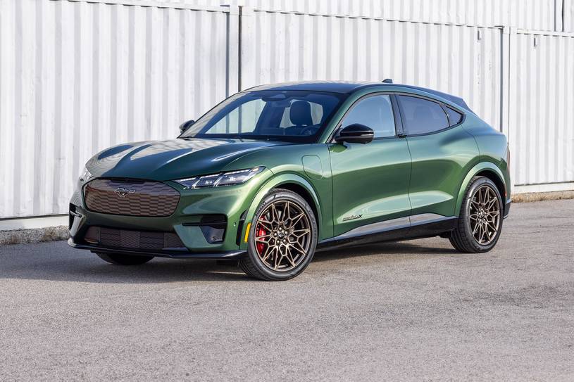 2025 Ford Mustang Mach-E GT 4dr Hatchback Exterior. Bronze Appearance Package Shown.