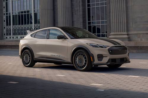 2025 Ford Mustang Mach-E GT 4dr Hatchback Exterior. Rally Package Shown.