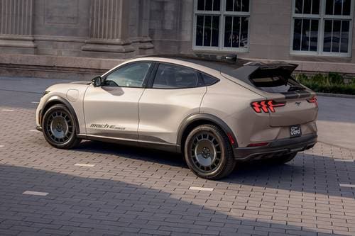 2025 Ford Mustang Mach-E GT 4dr Hatchback Exterior. Rally Package Shown.