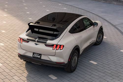 2025 Ford Mustang Mach-E GT 4dr Hatchback Exterior. Rally Package Shown.