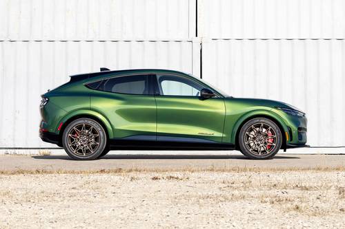 2025 Ford Mustang Mach-E GT 4dr Hatchback Profile. Bronze Appearance Package Shown.
