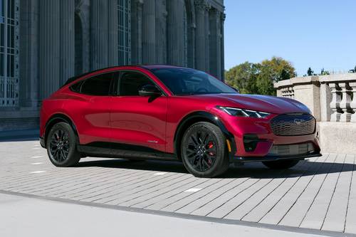 2025 Ford Mustang Mach-E Premium 4dr Hatchback Exterior. Sport Appearance Package Shown.