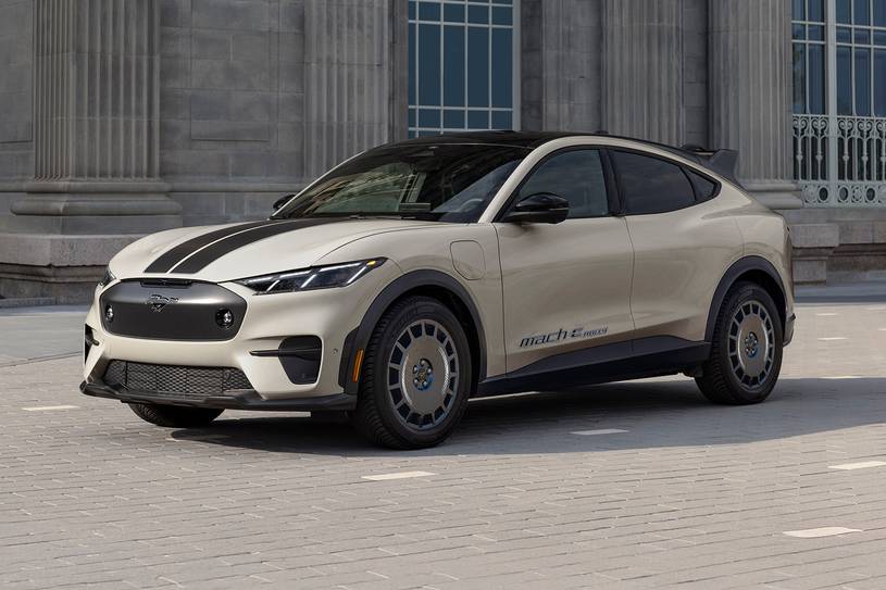 2026 Ford Mustang Mach-E GT 4dr Hatchback Exterior. Optional Rally Package Shown.