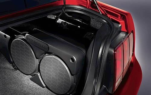 2008 Ford Mustang w/optional Subwoofer