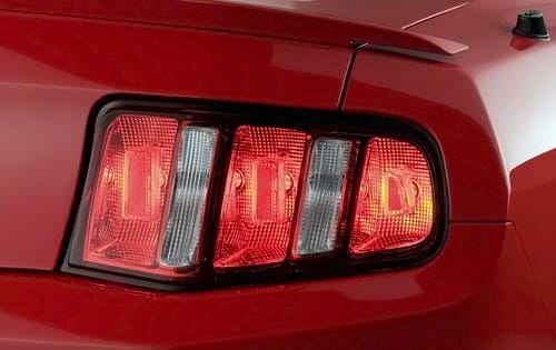 2011 Ford Mustang V6 Taillamp Detail
