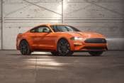 2021 Ford Mustang EcoBoost Coupe Exterior. High Performance Package Shown.
