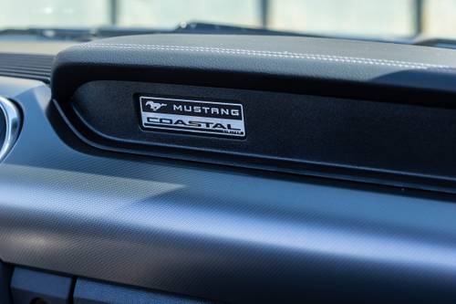 Ford Mustang EcoBoost Premium Convertible Interior Detail. Coastal Limited Shown.