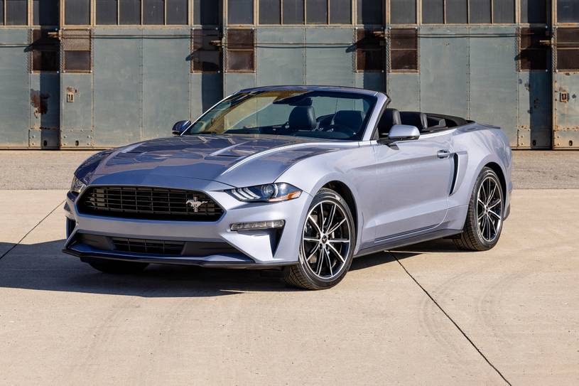 Ford Mustang EcoBoost Premium Convertible Exterior. Coastal Limited Shown.