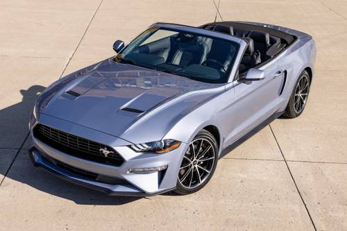 Ford Mustang EcoBoost Premium Convertible Exterior. Coastal Limited Shown.