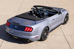 Ford Mustang EcoBoost Premium Convertible Exterior. Coastal Limited Shown.