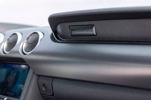 Ford Mustang EcoBoost Premium Coupe Interior Detail. Stealth Edition Shown.