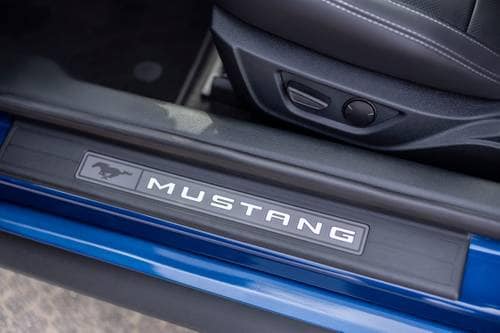 Ford Mustang EcoBoost Premium Coupe Interior Detail. Stealth Edition Shown.