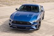 Ford Mustang EcoBoost Premium Coupe Exterior. Stealth Edition Shown.